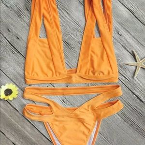 Zaful orange bikini set